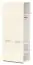 Anbaumodul für Drehtürenschrank / Kleiderschrank Gataivai, Farbe: Beige Hochglanz / Walnuss - 224 x 90 x 56 cm (H x B x T)
