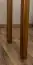 Tafel massief grenen , vol hout, kleur eiken 001 (hoekig) - afmetingen 80 x 50 cm (B x D)