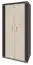 Draaideurkast / kledingkast Aitape 29, kleur: donker Sonoma eiken / licht Sonoma eiken - afmetingen: 188 x 90 x 55 cm (H x B x D)
