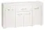 Dressoir / sideboard kast Ullerslev 08, kleur: wit grenen - Afmetingen: 94 x 165 x 40 cm (H x B x D), met 4 deuren, 1 lade en 6 vakken