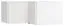 opzetkast voor hoekkledingkast Chiflero, kleur: wit - Afmetingen: 45 x 102 x 104 cm (H x B x D)