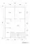 Vakantiehuis / chalet Gigalitz 02 incl. vloer - 70 mm blokhut profielplanken, grondoppervlakte: 49.9 m², zadeldak