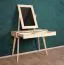 Make-up tafel massief grenen blank gelakt Aurornis 65 - Afmetingen: 150 x 96 x 40 cm (H x B x D)