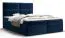 Pirin 45 boxspring bed met voldoende opbergruimte, kleur: blauw - ligoppervlak: 180 x 200 cm (b x l)