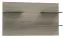 Hangplank / Wandrek Ciomas 14, Kleur: Sonoma eiken / Grijs - Afmetingen: 70 x 125 x 23 cm (H x B x D)
