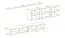 Elegant wandmeubel Kongsvinger 48, kleur: Wotan eik - Afmetingen: 150 x 340 x 40 cm (H x B x D), met vijf deuren