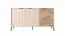 Modern Fouchana 03 dressoir, kleur: Beige / Viking eik - Afmetingen: 81 x 153 x 39,5 cm (H x B x D)