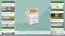 Nachtkastje massief grenen, wit gelakt 007 - Afmetingen 55 x 42 x 35 cm (H x B x D)