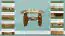 Salontafel massief grenen , vol hout, kleur eiken 005 - Afmetingen 60 x 92 x 67 cm (H x B x D)