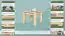 Salontafel massief grenen, natuur Junco 485 - Afmetingen: 60 x 60 x 50 cm (B x D x H)