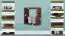 wandrek / hangkubus massief grenen massief houtnoten kleuren Junco 283A - 30 x 30 x 12 cm (h x b x d) 