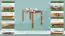 Tafel massief grenen kleur: elzenhout Junco 228C - 120 x 70 cm (B x D)