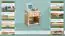 Nachtkastje massief grenen, natuur Junco 127 - Afmetingen: 44 x 40 x 35 cm (H x B x D)
