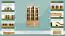vitrinekast / servieskast massief grenen natuur Pipilo 02 - afmetingen 224 x 133 x 40 cm