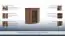 (vitrine)opzetkast voor ladenkast / kast Sentis, kleur: donkerbruin - 97 x 75 x 75 cm (H x B x D)