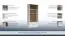 Boekenkast Segnas 12, kleur: wit grenen / eiken bruin - 198 x 90 x 43 cm (h x b x d)