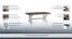 Eettafel "Kilkis" grenen hout oud wit 25 (vierhoekig) - Afmetingen: 199 x 95 cm (B x D)