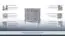 Dressoir / sideboard kast Bignona 13, kleur: wit grenen - 89 x 95 x 47 cm (H x B x D)