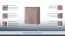 Kommode Sokone 10 mit Metallgriffen, Farbe Sanremo, 125 x 106 x 46 cm, ABS Kantenschutz, 1 Kippfach, 1 Klappfach, 1 Schublade, 1 Einlegeboden