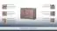Kommode Sokone 11 mit Holzmaserungen, Farbe Sanremo, 85 x 115 x 46 cm, 3 Schubladen mit Metallgriffen, 1 Drehtür, ABS Kanten, 1 Einlegeboden