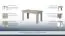 Uitschuifbare eettafel Bargny 02, kleur: Sonoma eiken - 120-160 x 70 cm (L x D)