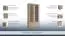 Vitrinekast "Temerin" kleur Sonoma eiken 17 - Afmetingen: 195 x 90 x 42 cm (h x b x d)