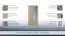 Draaideurkast / kleerkast "Lennik" 03, kleur: Sonoma eiken - afmetingen: 213 x 100 x 59 cm (h x b x d)