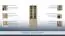 Vitrinekast "Kontich" 01, kleur: Sonoma eiken - afmetingen: 212 x 75 x 35 cm (h x b x d)