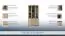 Vitrinekast / buffetkast  "Kontich" 02, kleur: Sonoma eiken - afmetingen: 212 x 110 x 42 cm (h x b x d)