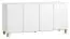 dressoir / ladekast Invernada 04, kleur: wit - Afmetingen: 78 x 160 x 47 cm (H x B x D)