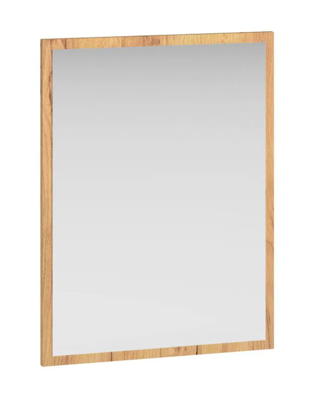 Spiegel Lautela 09, kleur: eiken - Afmetingen: 65 x 50 x 2 cm (H x B x D)