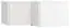 opzetkast voor hoekkledingkast Chiflero, kleur: wit - Afmetingen: 45 x 102 x 104 cm (H x B x D)