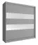 eenvoudige schuifdeurkast met voldoende opbergruimte Warbreck 37, kleur: grijs - afmetingen: 200 x 180 x 62 cm (H x B x D)
