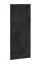 Kapstok Lautela 08, kleur: zwart - Afmetingen: 153 x 80 x 3 cm (H x B x D)