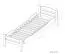 Kinderbed / jeugdbed "Easy Premium Line" K1/2n incl. 2 laden en 2 afdekpanelen, 90 x 200 cm massief beukenhout, wit gelakt