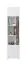 Jeugdkamer / tienerkamer - openkast Lede 06, kleur: grijs / wit - Afmetingen: 190 x 45 x 40 cm (H x B x D)