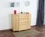 dressoir / ladekast massief grenen, natuur Junco 167 - afmetingen 100 x 120 x 47 cm (h x b x d)
