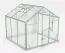 Kas Kale L5, gehard glas 4 mm, grondoppervlakte: 4,80 m² - afmetingen: 220 x 220 cm (L x B)