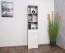Tienerkamer - Open kast Lede 08, kleur: grijs / eiken / wit - afmetingen: 190 x 45 x 40 cm (H x B x D)