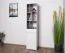 Tienerkamer - Open kast Lede 08, kleur: grijs / eiken / wit - afmetingen: 190 x 45 x 40 cm (H x B x D)