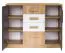 Ladekast /dressoir Valbom 06, kleur: eiken riviera / wit / grafiet - afmetingen: 91 x 120 x 40 cm (h x b x d), met 2 deuren, 4 laden en vakken