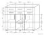 Ladekast /dressoir Aitape 46, kleur: donker Sonoma eiken / licht Sonoma eiken - afmetingen: 105 x 130 x 40 cm (H x B x D)