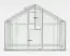 Broeikas - Kas Radicchio XL10, wanden: 4 mm gehard glas, dak: 6 mm HKP meerwandig, grondoppervlakte: 10,4 m² - afmetingen: 360 x 290 cm (L x B)