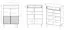 Kapstok / garderobe set E Petkula, 6-delig, met modern lamellendesign, kleur: lichtbeige, soft-close functie, ABS randbescherming