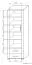 kast Aitape 25, kleur: donker Sonoma eiken / licht Sonoma eiken - afmetingen: 188 x 60 x 40 cm (H x B x D)