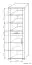 kast Aitape 26, kleur: donker Sonoma eiken / licht Sonoma eiken - afmetingen: 188 x 60 x 40 cm (H x B x D)