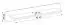 wandplank / wandrek Cathcart 01, kleur: Eiken Riviera / Wit - afmetingen: 17 x 107 x 19 cm (H x B x D)