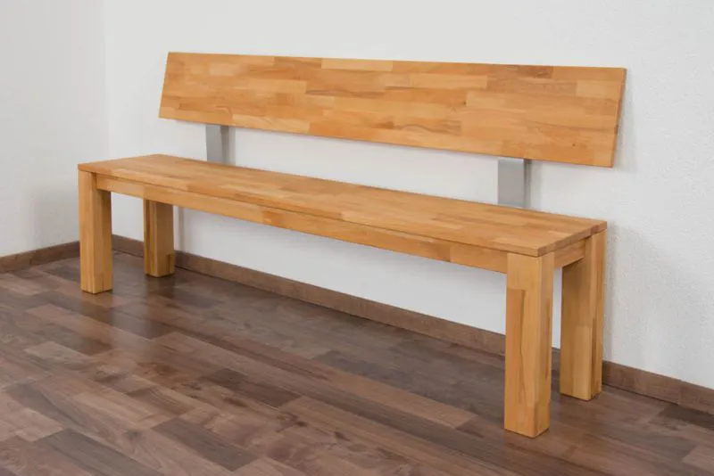 Bank Wooden Nature 135 massief beukenkernhout - 180 x 35 cm (l x b)