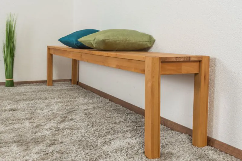 Bank Wooden Nature 134 massief beukenkernhout - 200 x 33 cm (l x b)