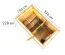 Saunahuis "Linnea 1" SET met klassieke deur & houtkachel, kleur: naturel - 336 x 196 cm (b x d), vloeroppervlak: 6 m².
